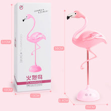 Load image into Gallery viewer, LED Flamingo Night Light Touch Reading Table Lamp for Children USB Charging Living Room Bedroom Decorative Light Lighting