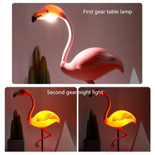 Load image into Gallery viewer, LED Flamingo Night Light Touch Reading Table Lamp for Children USB Charging Living Room Bedroom Decorative Light Lighting