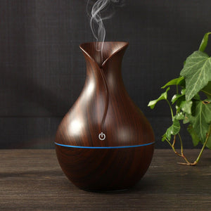 130ML Creative Appearance USB LED Ultrasonic Aroma Humidifier Essential Oil Diffuser ABS PP Exquisite Aroma therapy Purifier New